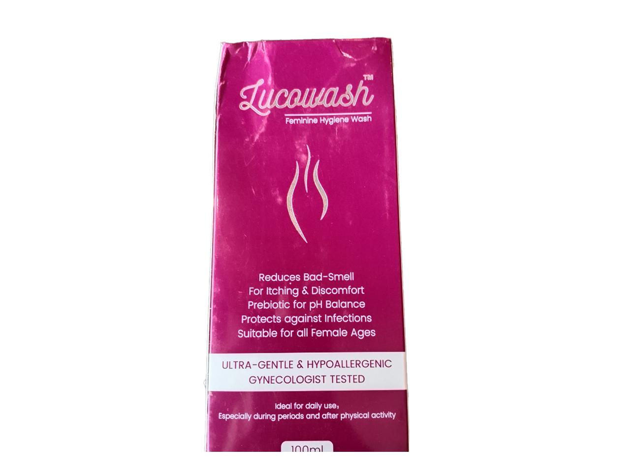 lucowash feminine vaginal care Lucocwash Vaginal Wash ( For Vaginal Infection & Care) - Image 1